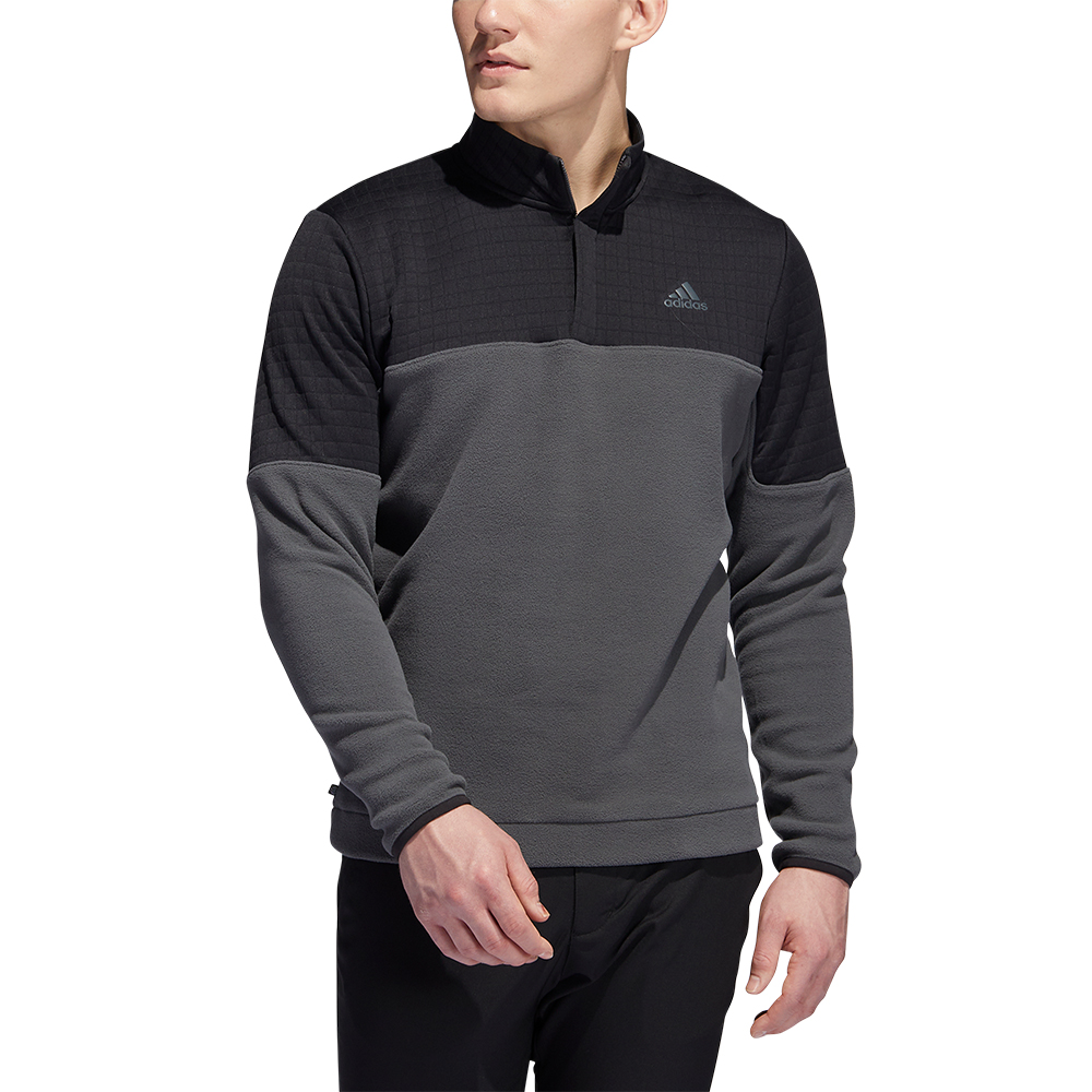 Adidas Mens Dwr Block Quarter Zip Golf Top Sale 6511